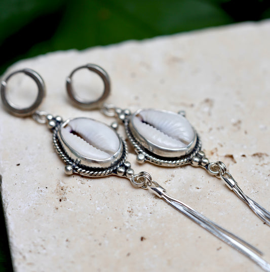 Cowrie Duster Earrings