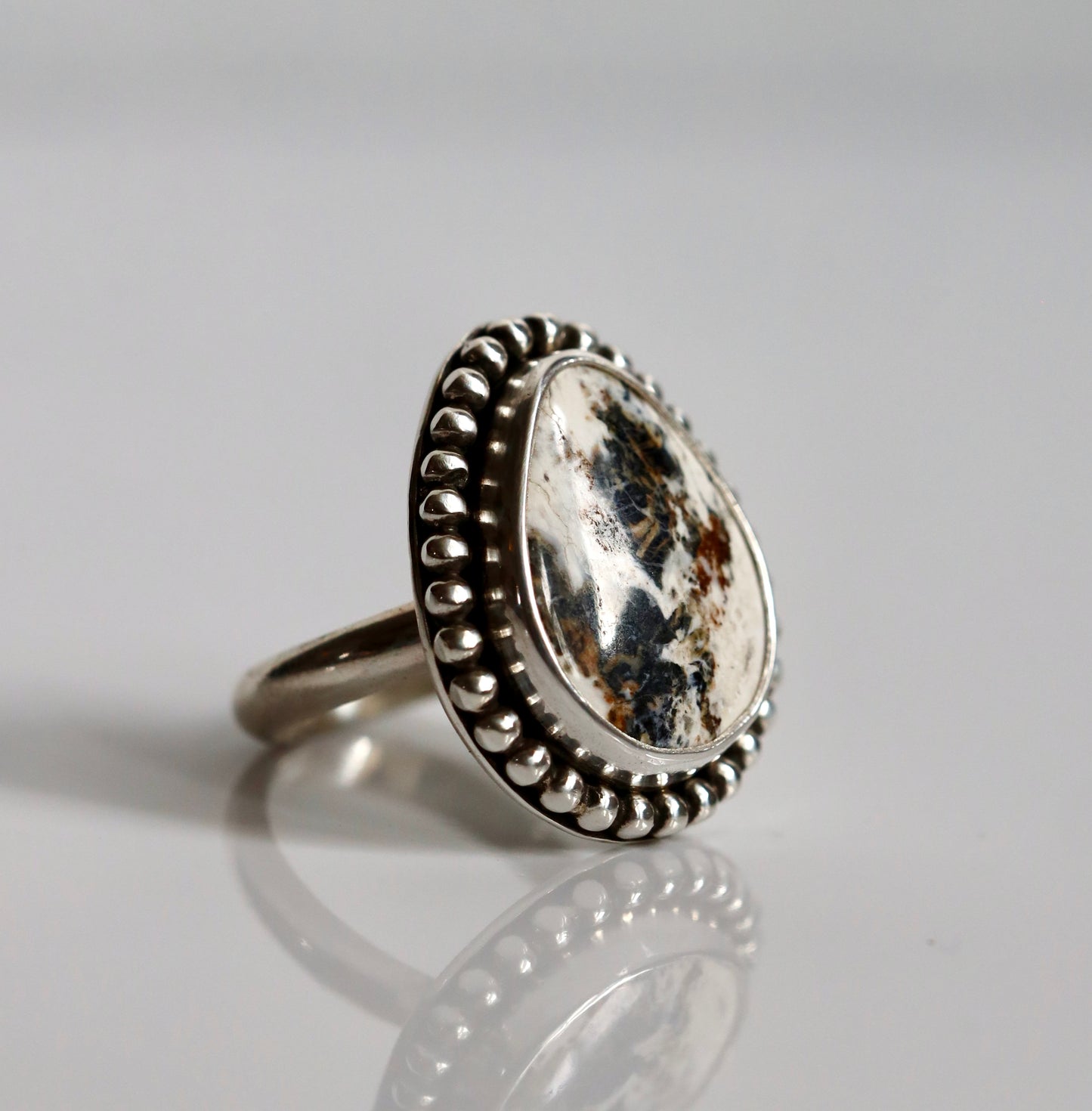 White Buffalo  Ring {size 7}