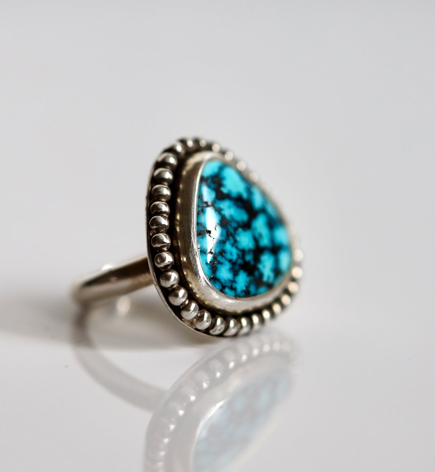Kingman Turquoise Ring {size 6.25}