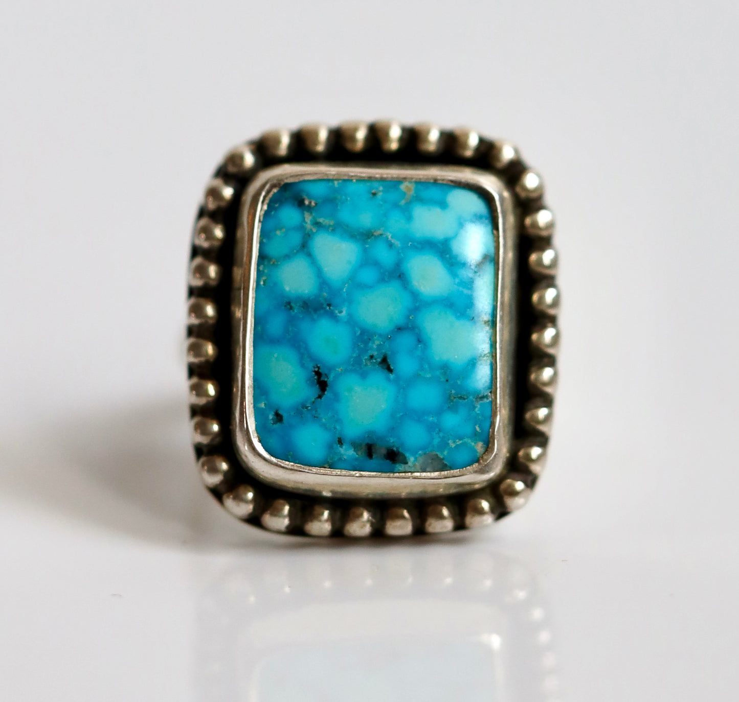 Kingman Turquoise Ring {size 5.5}